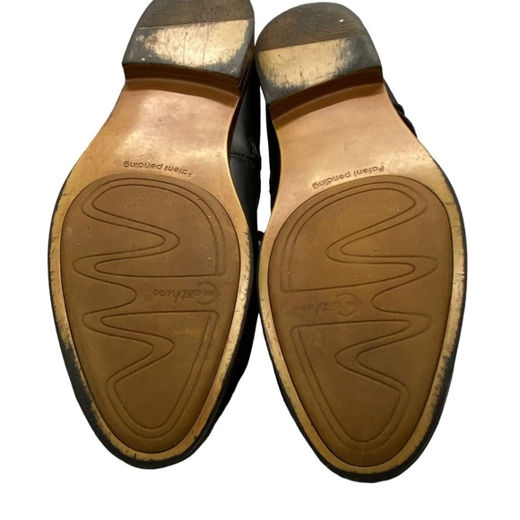 Earthies Treano Studded Black Leather Boots Booties Size 8B - Picture 9 of 11